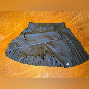 Alo Aces Black Tennis Skirt S